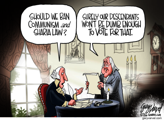 Cartoon commentary